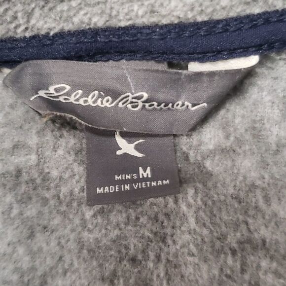 EDDIE BAUER MENS FLEECE PULLOVER SIZE M - Picture 3 of 6